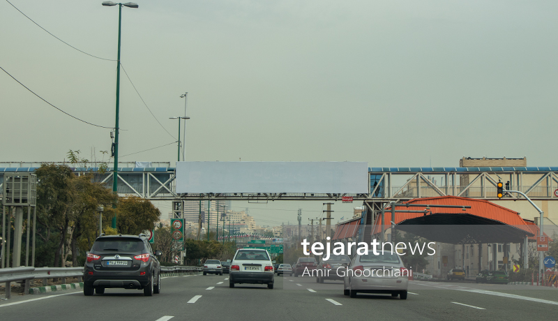 بیلبوردهای خالی شهر تهران